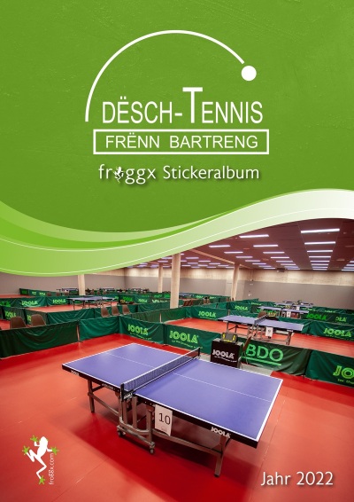296-froggx-Stickeralbum-Verein-Desch-Tennis-Frenn-Bartreng-Titelseite