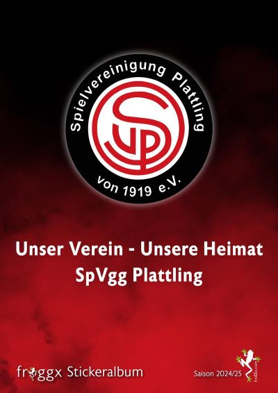 355-froggx-Stickeralbum-Verein-Jugendfoerderverein-Spielvereinigung-Plattling-Titekseite